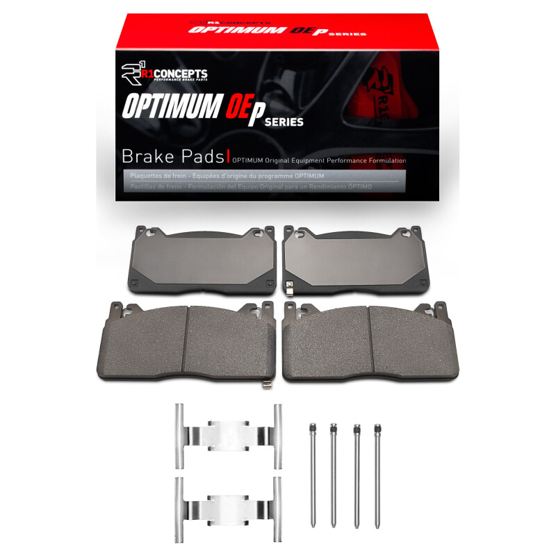 Ford Mustang Brake Pads - Front - R1 Concepts - Optimum OE - `16-`20